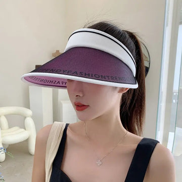 Anti-UV Summer Mesh Beach Sun Visor Hat