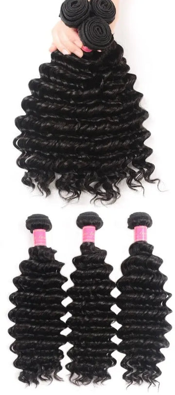 Brazilian Deep Wave Hair Weave Extensions