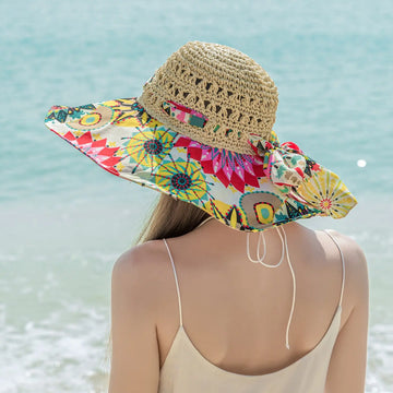 Fedora Beach Paper Women Straw Hat