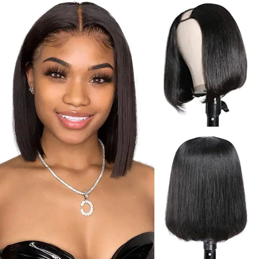 Glueless Straight Bob Wig with Clips Bianca Mila