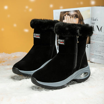Women's Winter Ankle Warm Plush Snow Boots With Fur