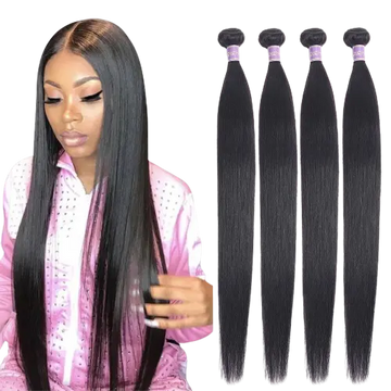 Natural Color Brazilian Human Hair Weave Bundles