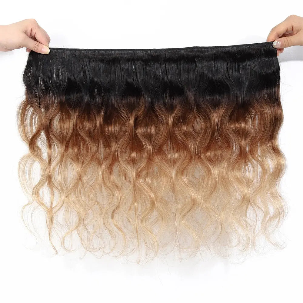 Ombre Brown Weaving Extensions Bianca Mila