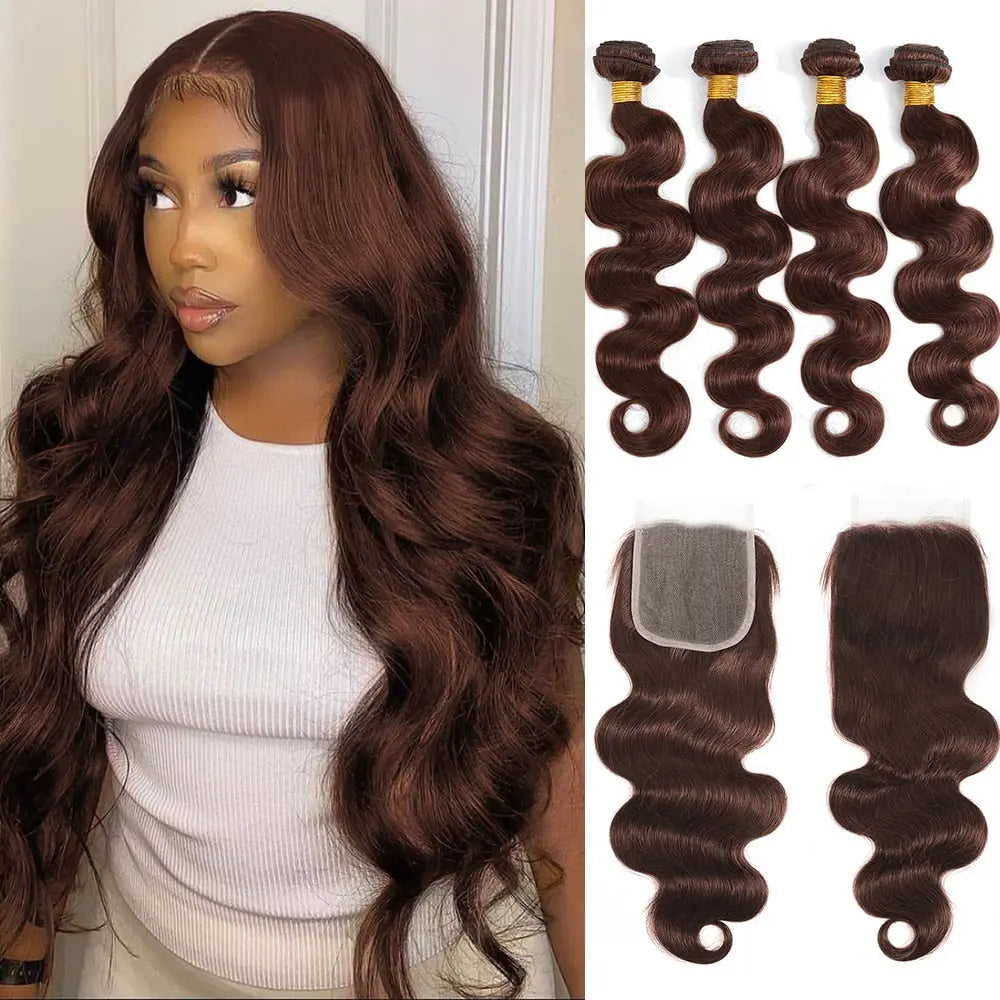 Ombre Brown Weaving Extensions Bianca Mila