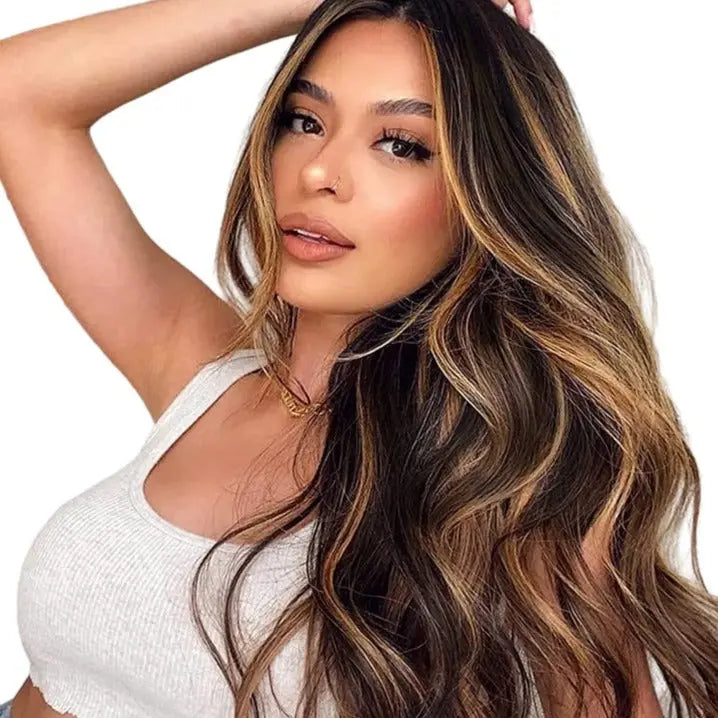 Ombre Colored Body Wave Wig Bianca Mila