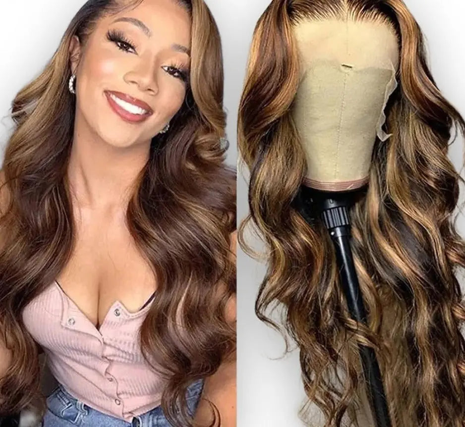 Ombre Colored Body Wave Wig Bianca Mila