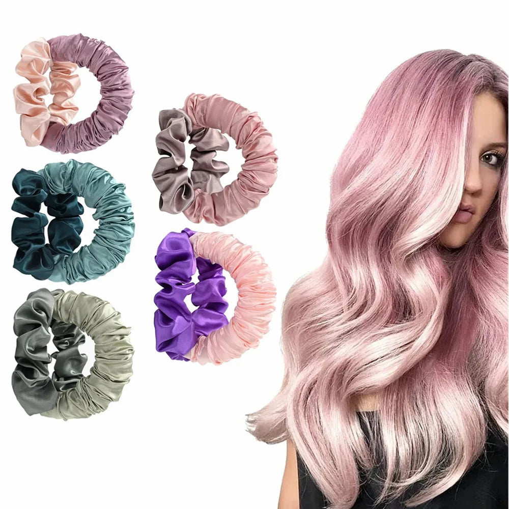 11       Heatless Hair Curler No Heat Hair Rollers Soft Lazy Curls Curling Rod Headband Sleeping Perm Rods Wave Former Hair Styling Tools