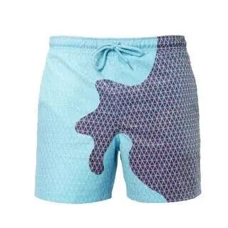 Temperature Sensitive Swim Trunks for Men & Kids