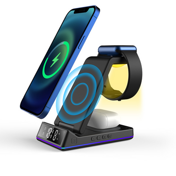 Wireless Charger Stand,Foldable 5w/10W/15w Portable Wireless Charger